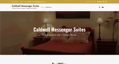 Desktop Screenshot of caldwellmessengersuites.com
